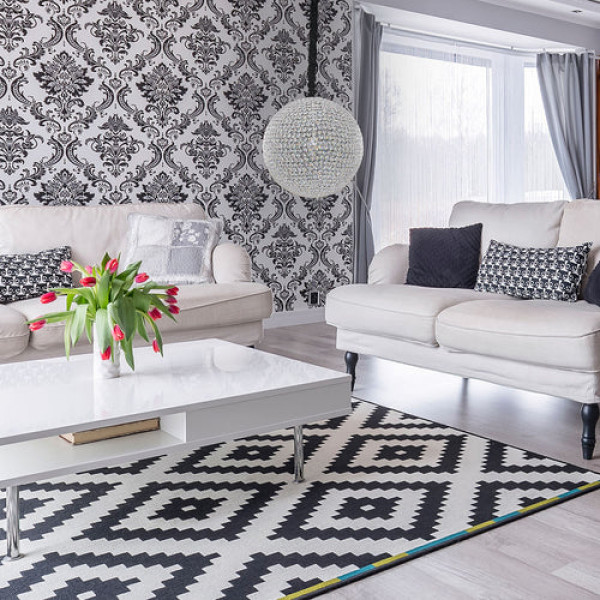 Lustre Tribeca d 60cm X 60cm 8xg9 127v / 220v Cromado e Transp - AQ010L - 2