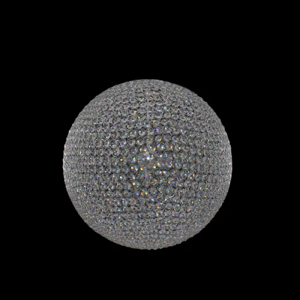 Lustre Tribeca d 60cm X 60cm 8xg9 127v / 220v Cromado e Transp - AQ010L
