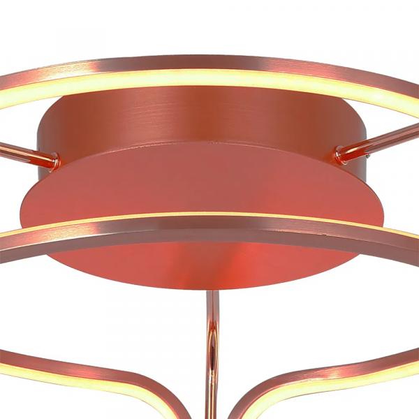 PLAFON DE SOBREPOR LUMINA ROSE GOLD (D)47CM (A)17CM 1X35W 3000K 1750LM - BB016SE - 3