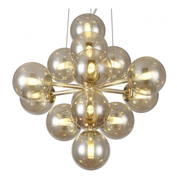 PENDENTE VINHA DOURADO E CONHAQUE (D)45CM (A)45CM 14XG9 98W - QT001G