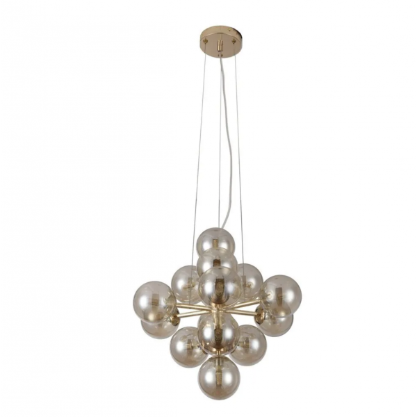 PENDENTE VINHA DOURADO E CONHAQUE (D)45CM (A)45CM 14XG9 98W - QT001G