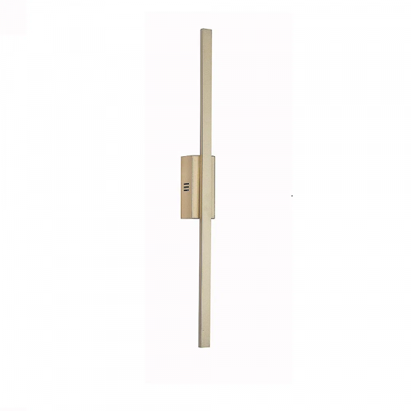 ARANDELA / PLAFON TEC DOURADO E BRANCO (C)60CM (L)2CM 1X10W 3000K 620LM - GD011SG
