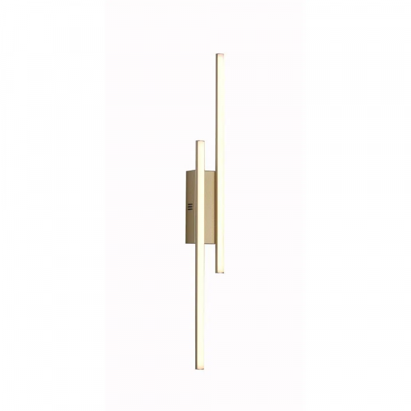 ARANDELA / PLAFON TEC DOURADO E BRANCO (C)78CM (L)18CM (A)6CM 1X20W 3000K 1350LM - GD013G