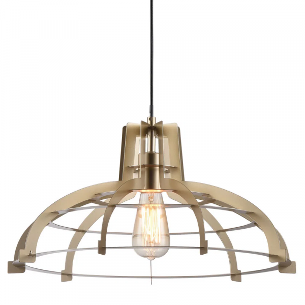 PENDENTE TAL D 49CM X 25CM 1XE27 127V / 220V DOURADO - KW003G - 3