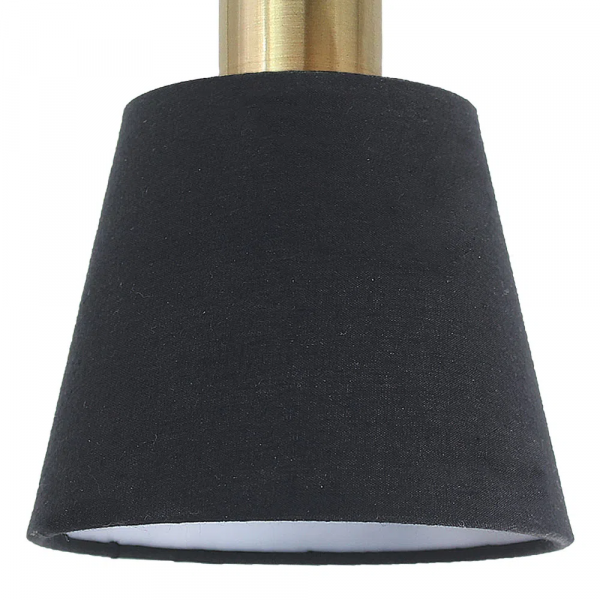 PENDENTE PIPE DOURADO E PRETO (D)12CM (A)19.5CM 1XE14 40W - ME001 - 3