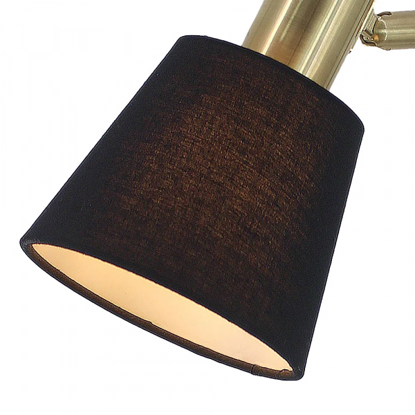 ABAJUR PIPE DOURADO E PRETO (D)12CM (A)49.5CM 1XE14 40W - ME002 - 3