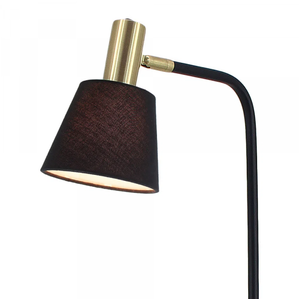 COLUNA PIPE DOURADO E PRETO (D)12CM (A)139CM 1XE14 40W - ME003 - 2