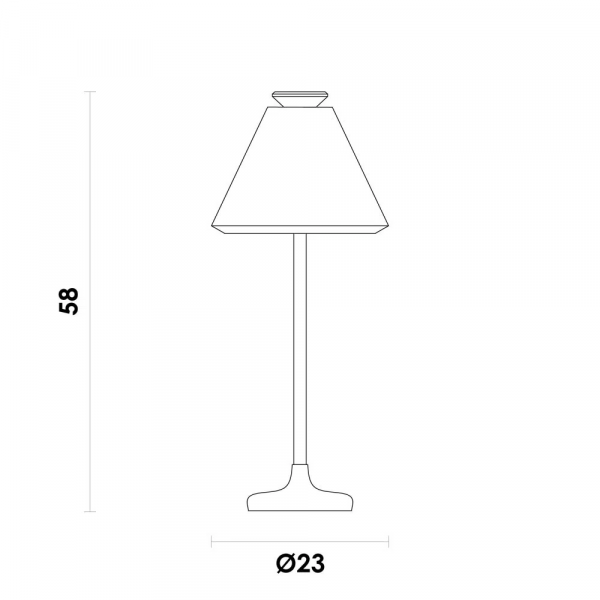 ABAJUR PICCOLO VERDE E DOURADO (D)23CM (A)58CM 1X40W E27 - 1