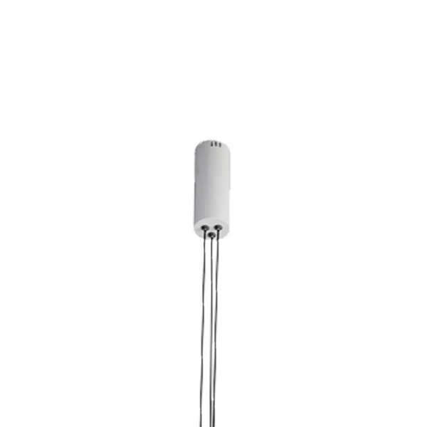 PENDENTE LOOP BRANCO E DOURADO (D)62 + 42CM (A)2,2CM 1X48W 3000K 1500LM LED - 4
