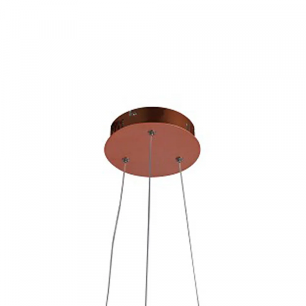 PENDENTE ATOM ROSE GOLD (D)63CM (A)15CM 1X36W 3000K 1188LM LED - 2