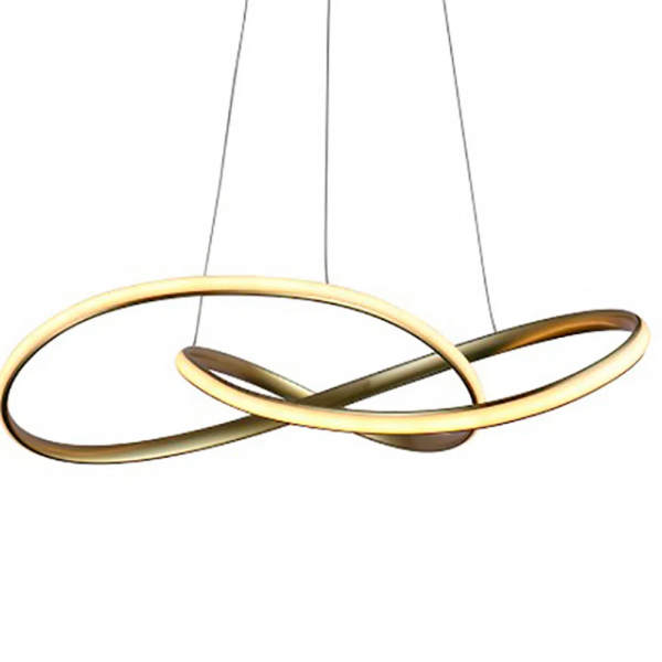 PENDENTE ATOM DOURADO (D)63CM (A)15CM 1X36W 3000K 1188LM LED - 2