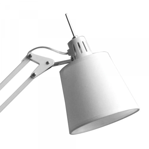 ABAJUR SCOPE BRANCO E BRANCO (D)15CM (A)72CM 1XE27 40W - HU3002W - 3