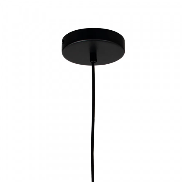 PENDENTE CONE PRETO E FUME (D)12CM (A)30CM 1XG9 25W - RE012 - 1