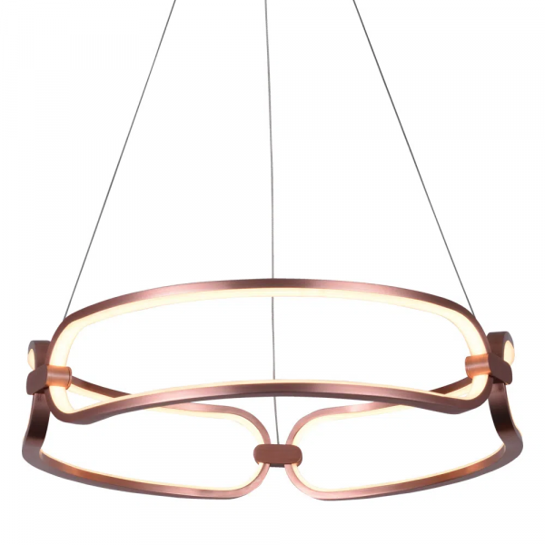 PENDENTE LUMINA ROSE GOLD (D)45CM (A)9.5CM 1X37W 3000K 1850LM - BB006E - 1