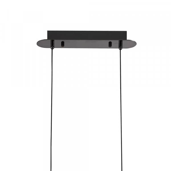 PENDENTE NERO CROMO NEGRO E BRANCO (C)62CM (L)33CM (A)66.2CM 5XG9 50W - MM002 - 1