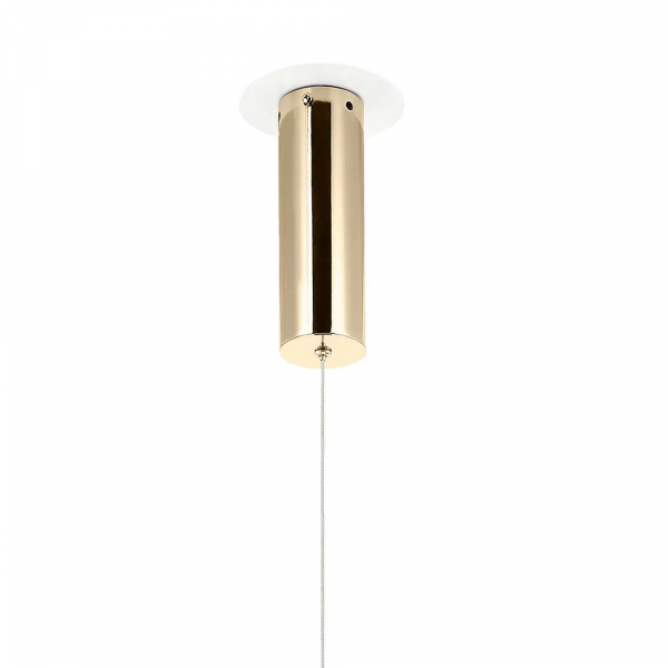 PENDENTE NINHO DOURADO E BRANCO (D)41CM 1X24W 3000K 1920LM - WD017M - 1
