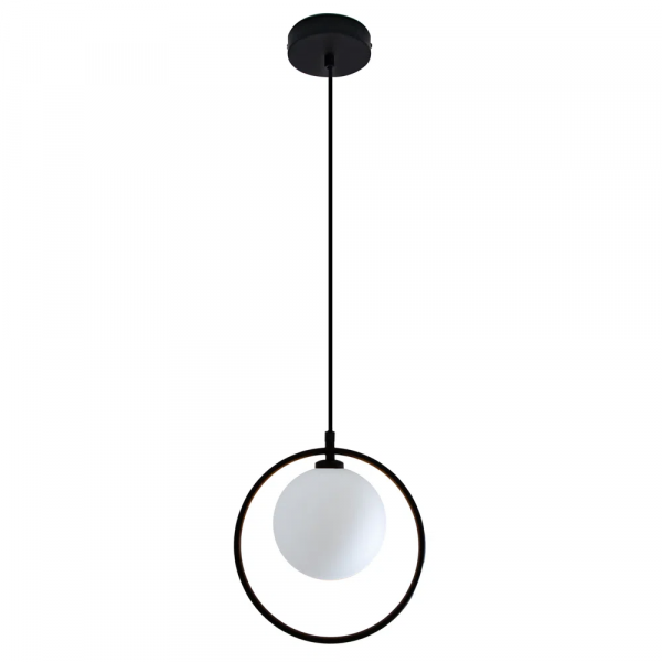 PENDENTE SFERA PRETO (D)26CM (A)3CM 5X5W G9 - 2