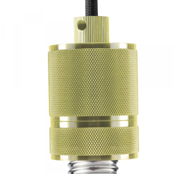 PENDENTE SOCKET D 5CM X 6CM 1XE27 127V / 220V DOURADO - DA002B - 4