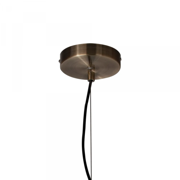 PENDENTE TAHI DOURADO E TRANSPARENTE (D)14CM (A)15CM 1XG9 25W - RE014S - 1