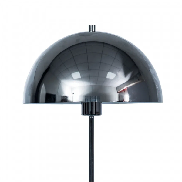 ABAJUR GLO CROMO NEGRO (D)30CM (A)50CM 1XE27 40W - GL014B - 2