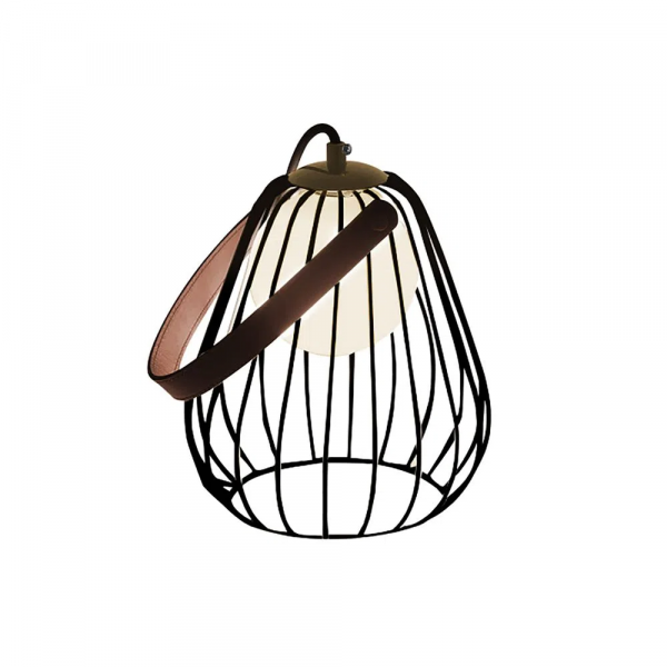 ABAJUR LAMP DOURADO E PRETO E BRANCO (D)18CM (A)22CM 1XG9 40W - ML001B - 1