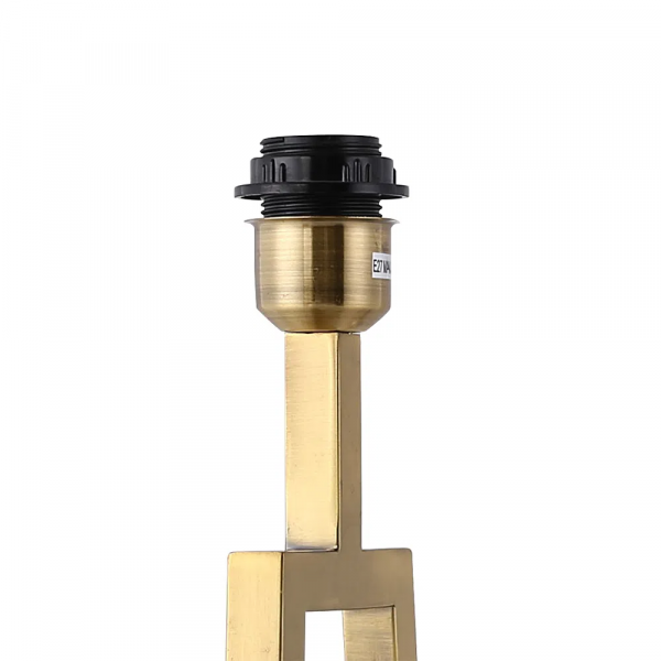 BASE PARA ABAJUR VENETO DOURADO (C)22CM (L)18CM (A)52.5CM 1XE27 40W - MI004 - 1