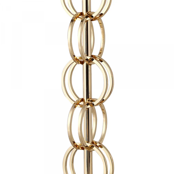 BASE PARA ABAJUR VENETO DOURADO E MARROM (D)18CM (A)57.5CM 1XE27 40W - MI005 - 3