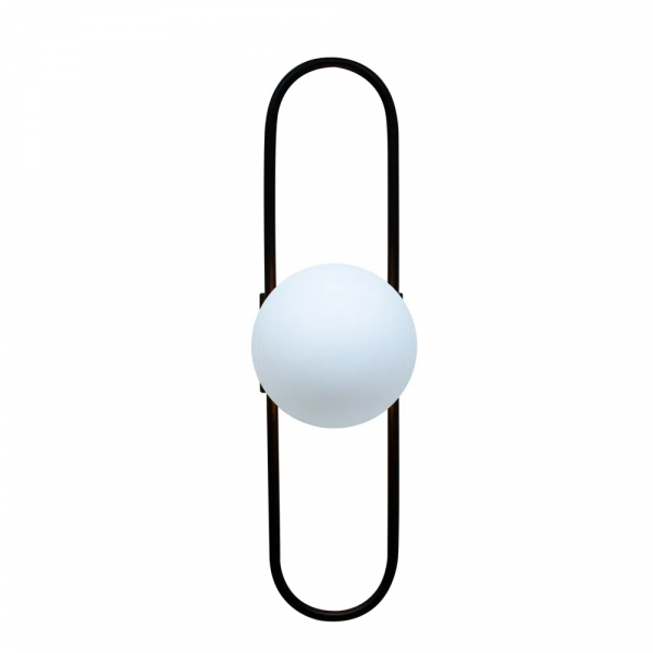 ARANDELA GUDE PRETO (C)18CM (L)12CM (A)44CM 5X5W G9 - 3