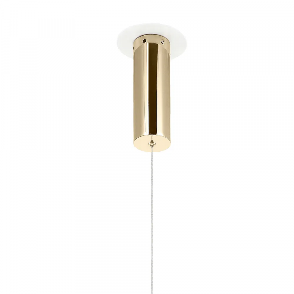 PENDENTE NINHO DOURADO E BRANCO (D)62CM 1X36W 3000K 2880LM - WD017L - 1