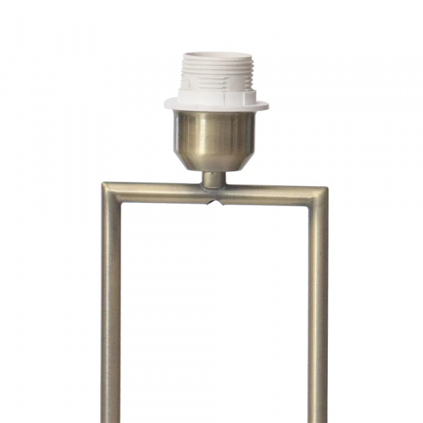 BASE PARA ABAJUR VENETO BRONZE E BRANCO (D)12.5CM (A)39.6CM 1XE27 40W - WR001 - 3