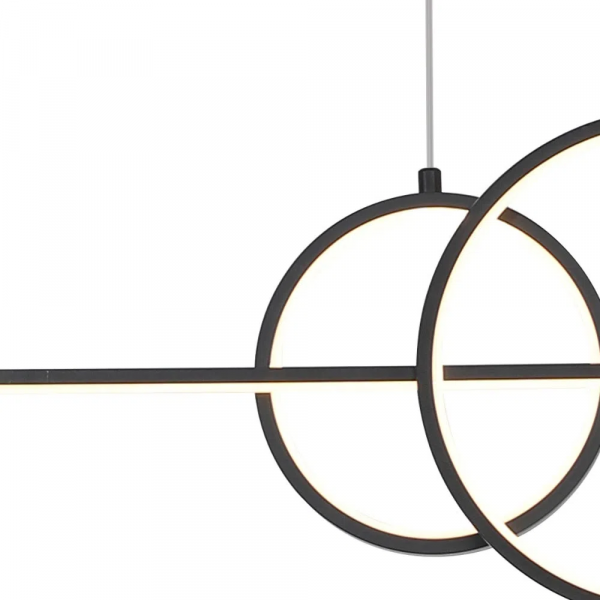 PENDENTE ANIMA PRETO (C)91CM (L)4CM (A)30CM 1XLED 32W 3000K 1600LM IP20 - 2