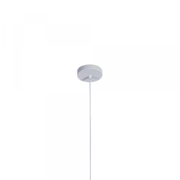 PENDENTE BOT BRANCO E NICKEL (D)50CM (A)38,5CM 1X40W E27 - 1