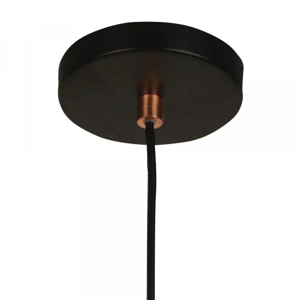 PENDENTE CAGE COBRE E PRETO (D)18CM (A)22CM 1XE27 40W - JY010 - 1