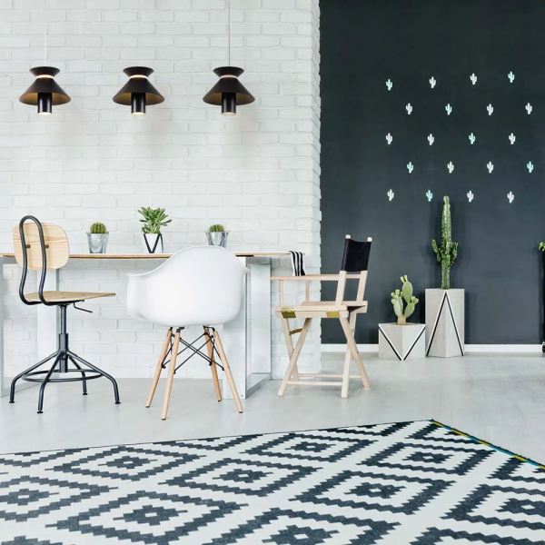 PENDENTE CORDEL PRETO (D)15CM (A)13CM 5W + 2W 2700K 350LM - CD013 - 5