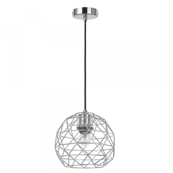 PENDENTE ARAMI D 20CM X 18CM 1XE27 127V / 220V CROMADO - CI004C
