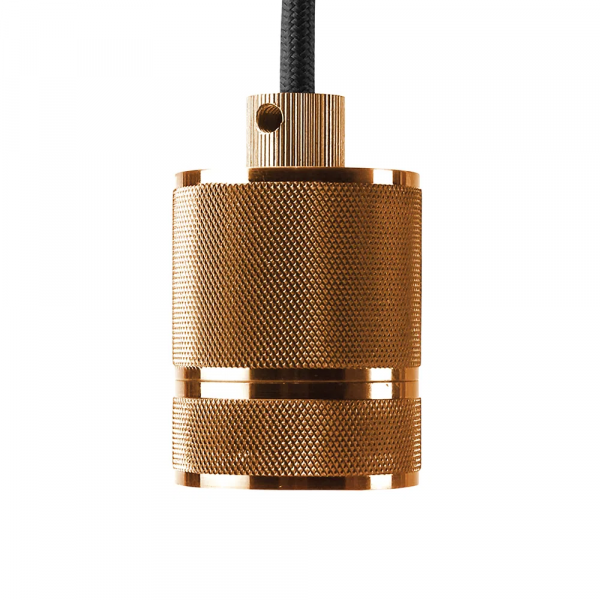 PENDENTE SOCKET D 5CM X 6CM 1XE27 127V / 220V COBRE - DA002A