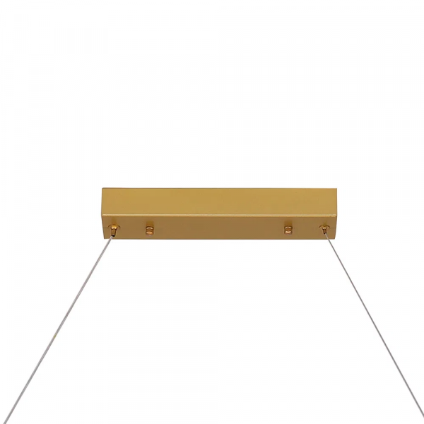 PENDENTE POEMA DOURADO E BRANCO (C)100CM (L)6CM (A)12CM 1X34W 3000K 1700LM - EG004 - 1