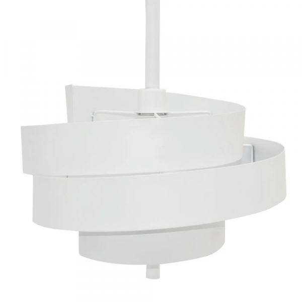 PENDENTE SPIROS D 48CM X 48CM 1XE27 127V / 220V BRANCO - EY003 - 2