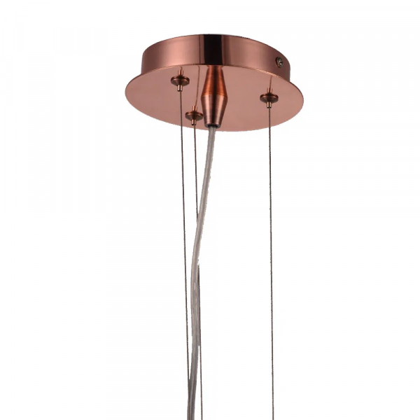 PENDENTE SONG D 30CM X 34CM 1XE27 127V / 220V COBRE - OD019B - 1