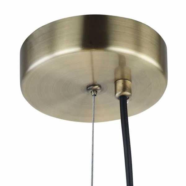 PENDENTE BANGKOK D 32CM X 37.7CM 1XE27 127V / 220V BRANCO E FUME - OP062S - 1