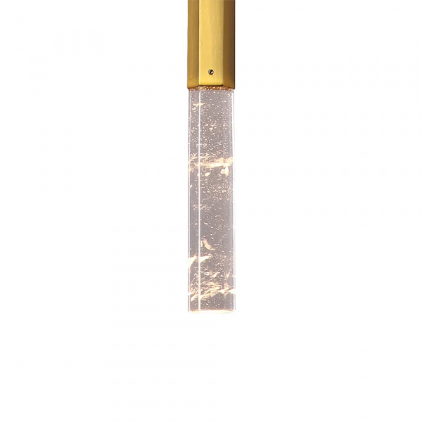 PENDENTE VITA BRONZE E TRANSPARENTE (D)3.2CM (A)51CM 1X4W 3000K 200LM - HM005S - 2