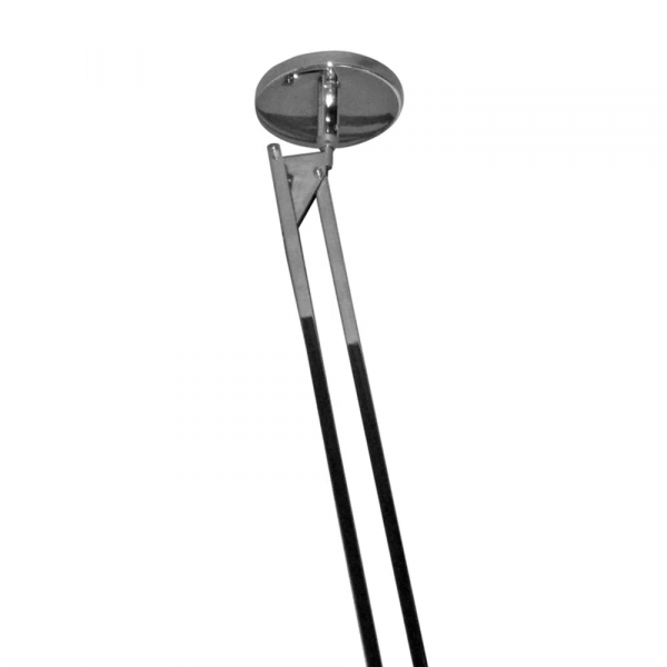 PENDENTE SCOPE CROMADO E BRANCO (D)25CM (A)142CM 1XE27 40W - HU1002C - 1