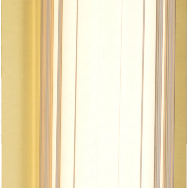 ARANDELA LAMPE BRONZE E TRANSPARENTE (C)38CM (L)10.5CM (A)11.5CM 1X8W 3000K - HC003 - 3