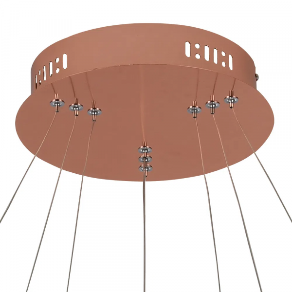 PENDENTE BIRDIE ROSE GOLD E BRANCO (D)80 + 60 + 40CM (A)42CM 17W + 13W + 9W - KW002E - 3