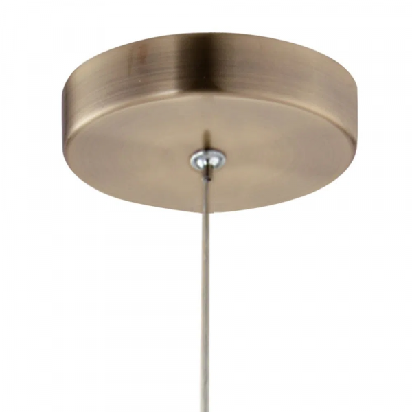 PENDENTE LAE DOURADO E CHAMPAGNE (D)15CM (A)29CM 1X5W 3000K - KB003 - 1