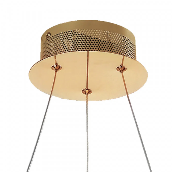 PENDENTE LUMINA DOURADO (D)45CM (A)9.5CM 1X37W 3000K 1850LM - BB006G - 2