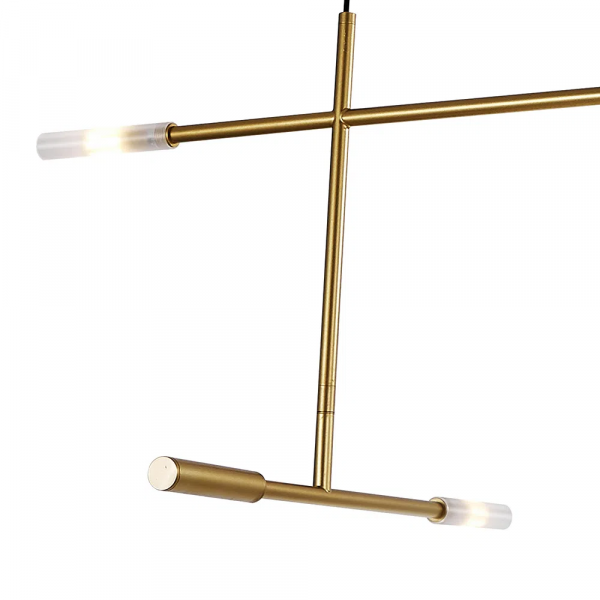 PENDENTE MALAGUETA DOURADO E BRANCO (C)72CM (L)112CM (A)43CM 4XG9 40W - GR002 - 3