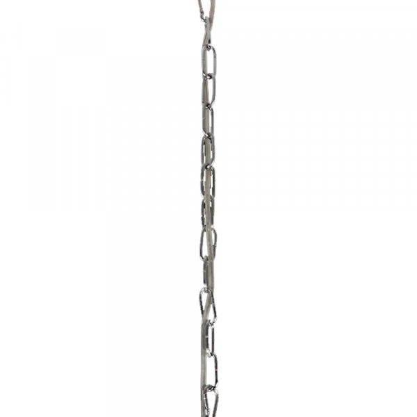 PENDENTE NUT CROMADO E TRANSPARENTE (D)23CM (A)28CM 2XG9 80W - HU2173 - 1