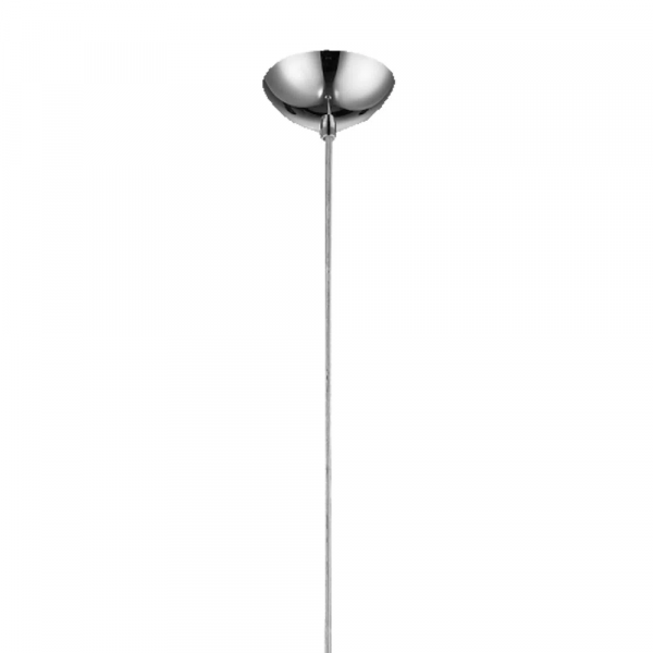 PENDENTE SOHO CROMADO E TRANSPARENTE E COBRE (D)16CM (A)13CM 1XG9 25W - HO7613CO - 1