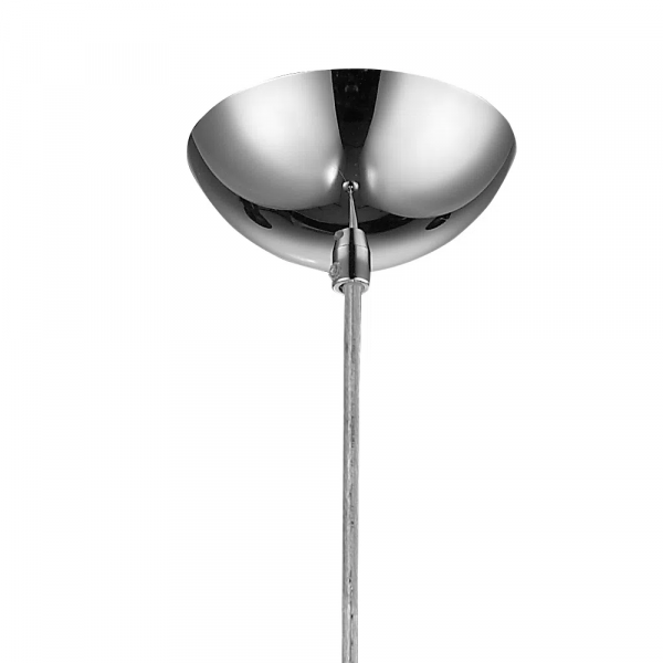 PENDENTE SOHO CROMADO E TRANSPARENTE (D)16CM (A)13CM 1XG9 25W - HO7613 - 1